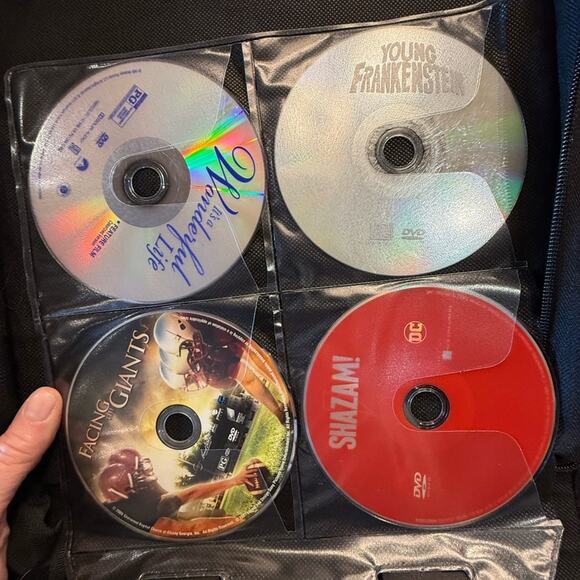 Case Logic 12 x 12 Black DVD Case with with 36 Classic Movies - Picture 10 of 12